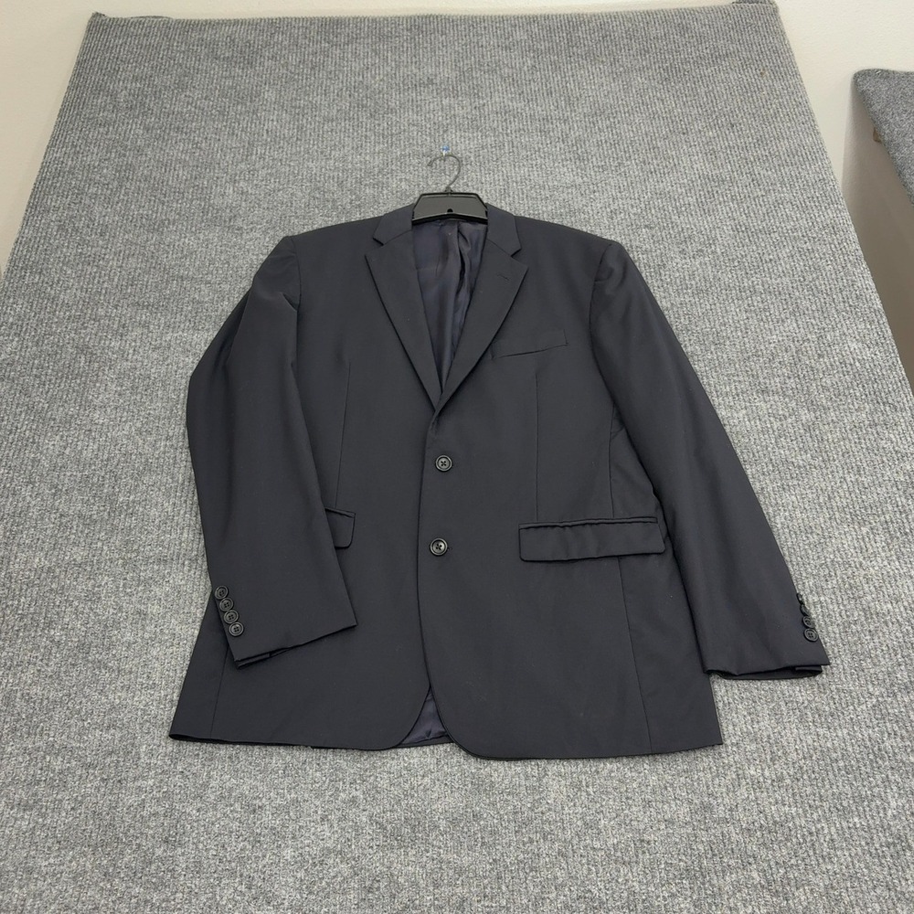 Brooks Brothers Suit Jacket Mens 41L Navy Wool Estrato 1818 Milano Blazer Luxury